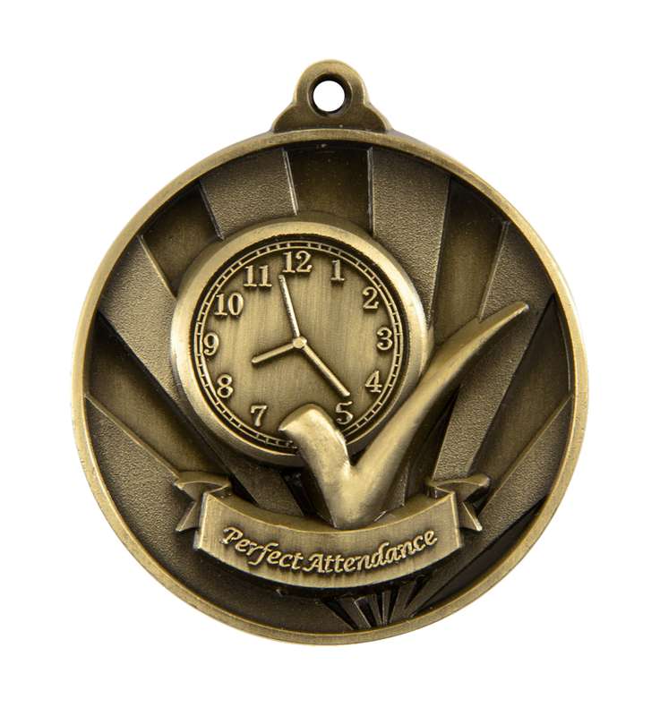 Sunrise Medal-Perfect Attendance