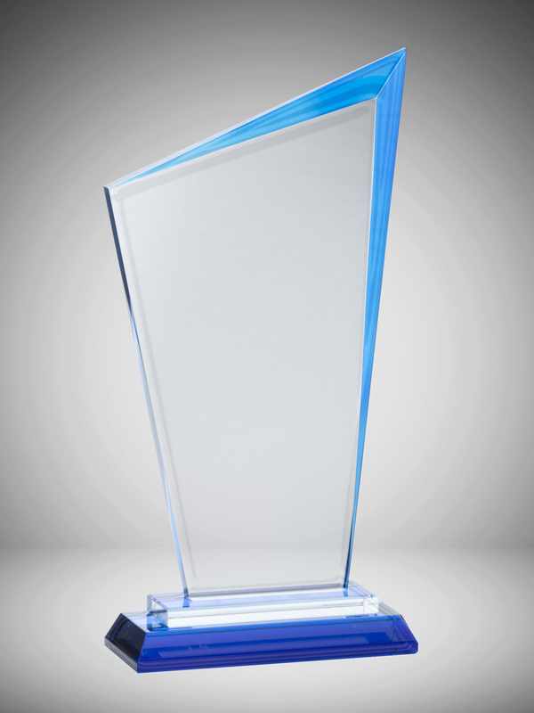 Blue Edged Glass Blade