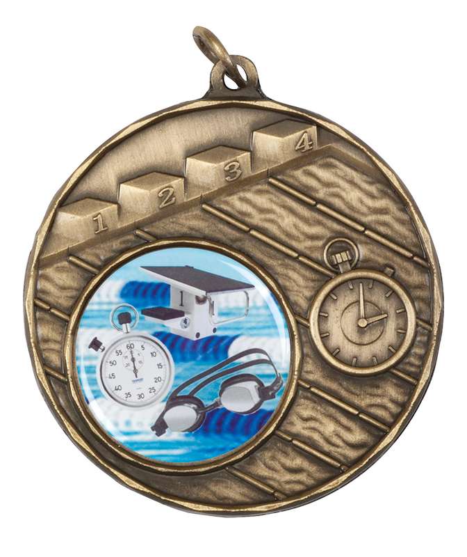 Swimming – 25mm Insert Medal