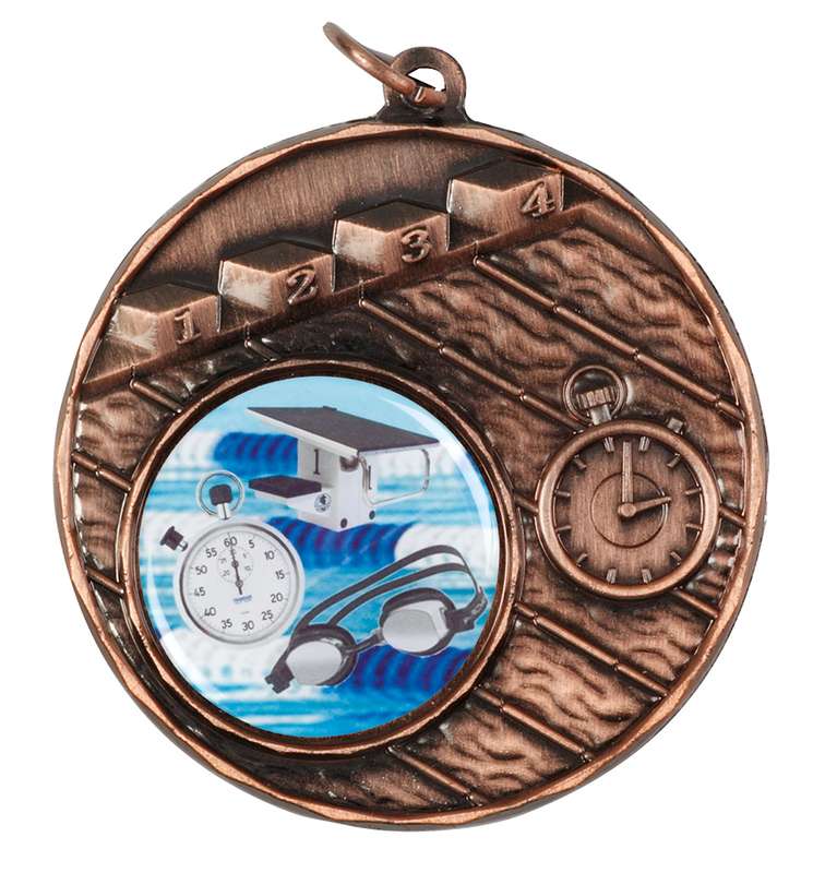 Swimming – 25mm Insert Medal