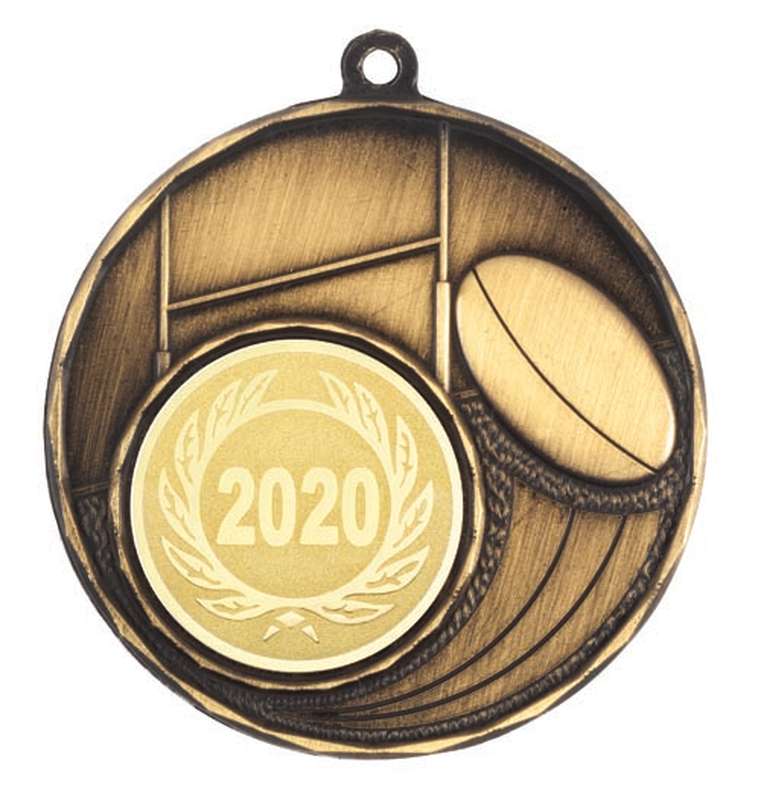 Rugby – 25mm Insert Medal