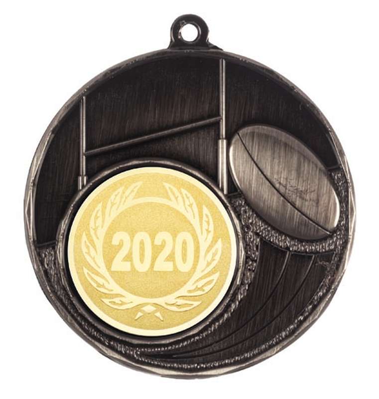 Rugby – 25mm Insert Medal