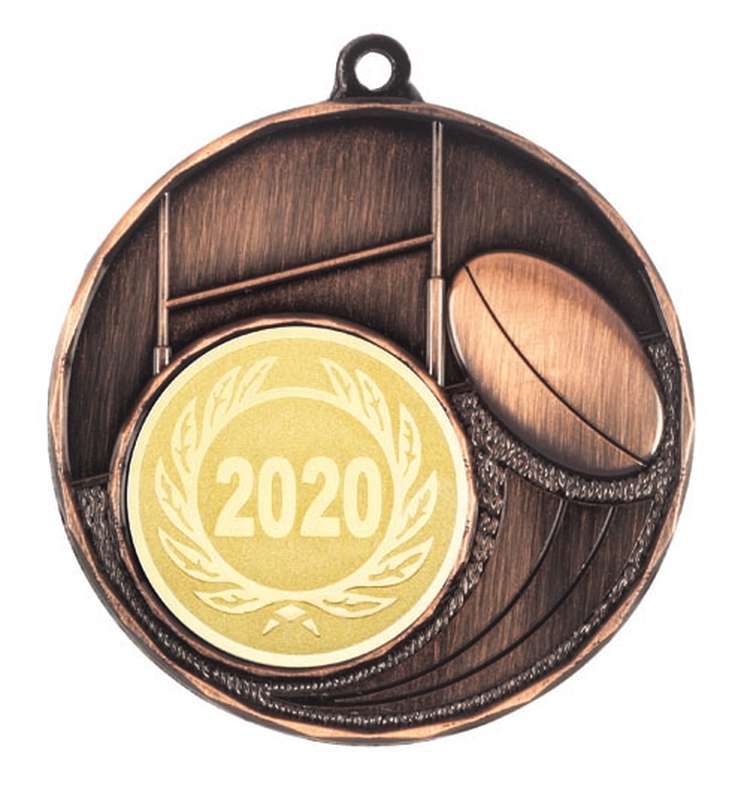 Rugby – 25mm Insert Medal
