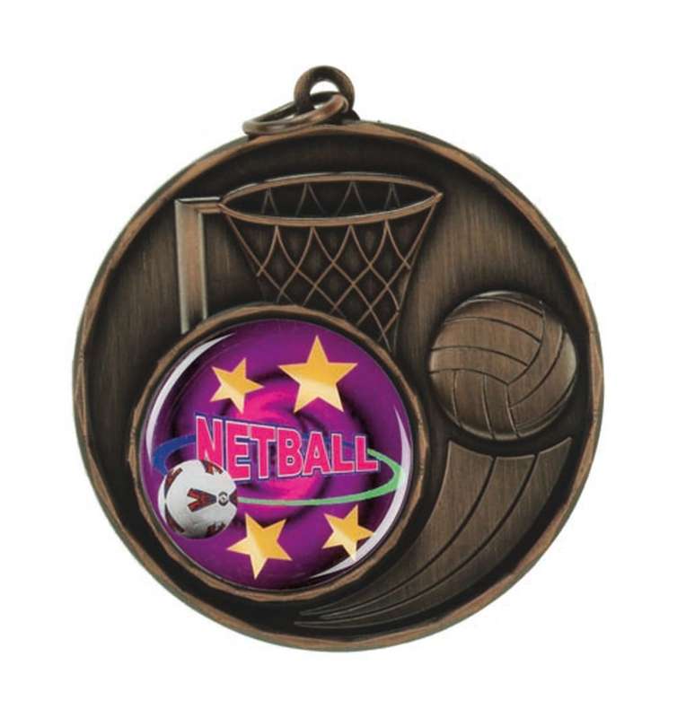 Netball – 25mm Insert Medal