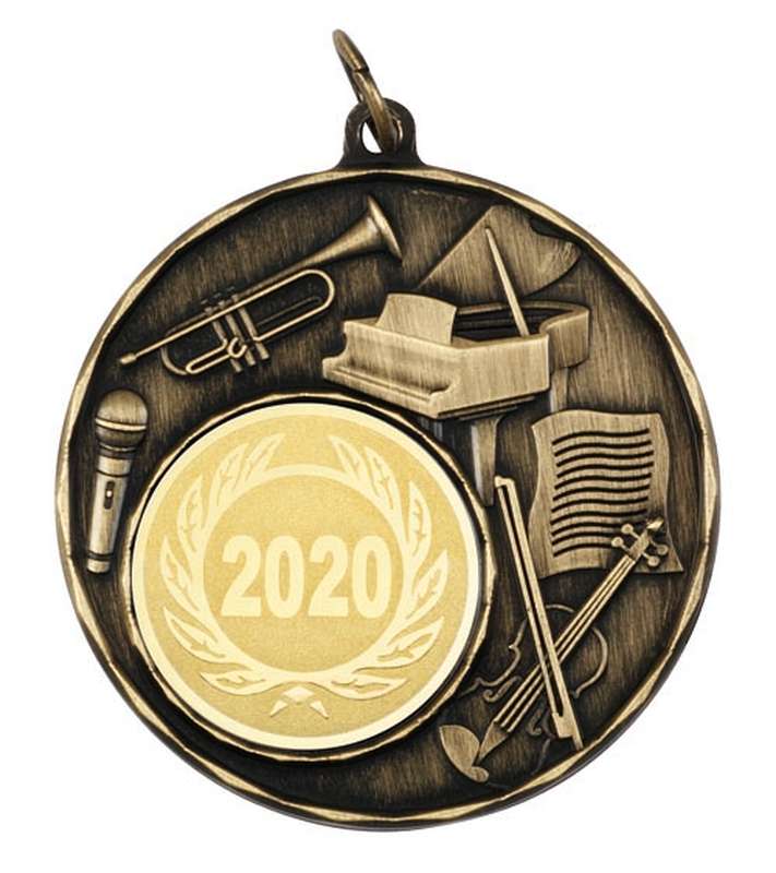 Music – 25mm Insert Medal
