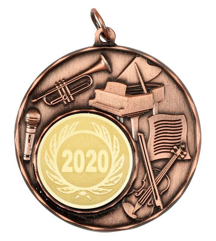 Music – 25mm Insert Medal