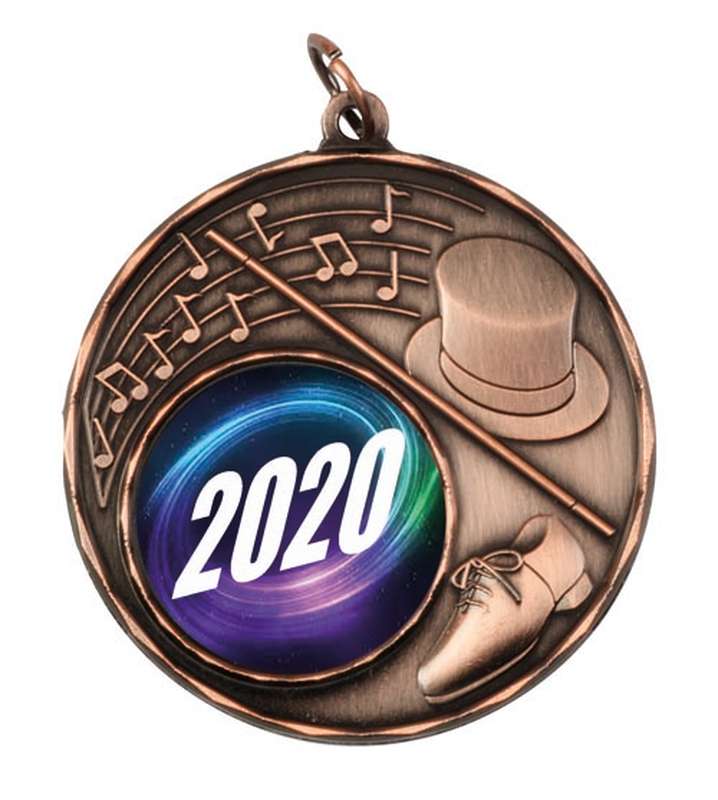 Dance – 25mm Insert Medal